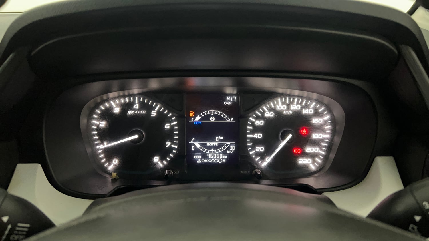 Used 2022 Tata Punch Pure MT Petrol Manual interior CLUSTERMETER VIEW
