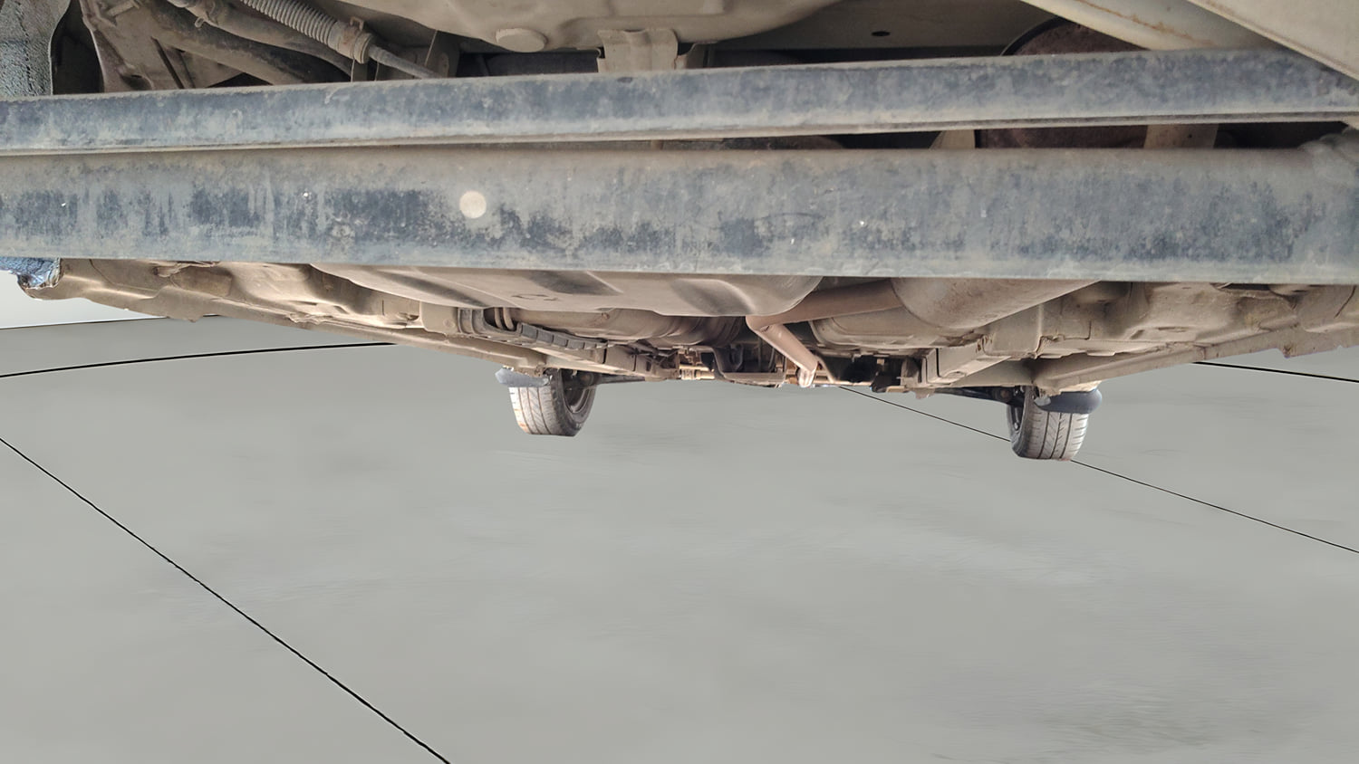 Used 2017 Hyundai Eon Magna + Petrol Manual extra REAR UNDERBODY VIEW (TAKEN FROM REAR)