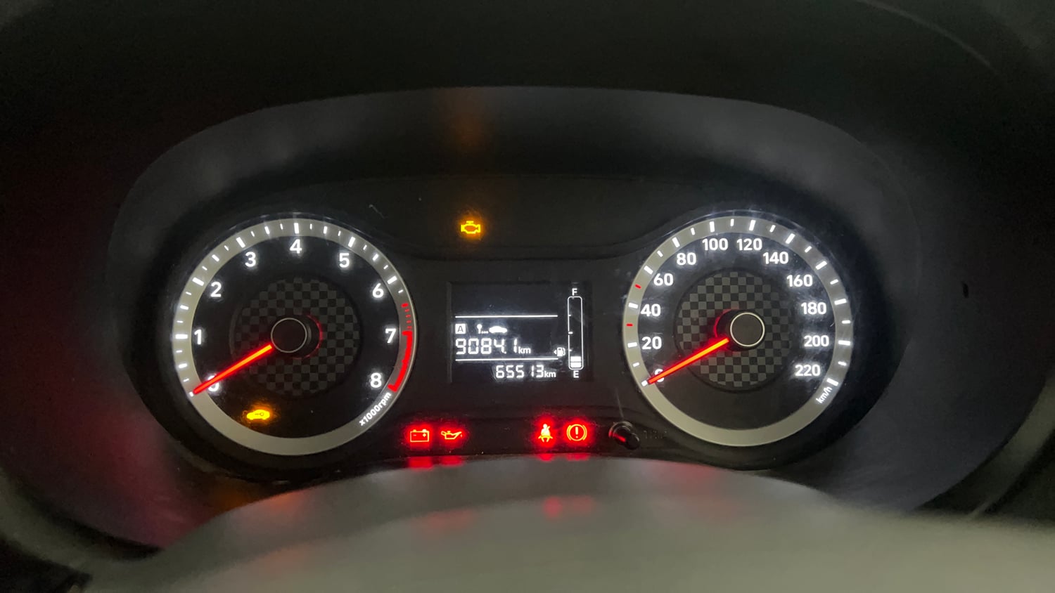 Used 2021 Hyundai Grand i10 Nios Magna Corporate Edition 1.2 Kappa VTVT Petrol Manual interior CLUSTERMETER VIEW