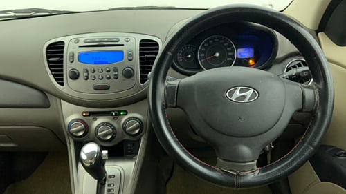 Used 2013 Hyundai i10 Sportz 1.2 AT Kappa2 Petrol Automatic interior STEERING VIEW