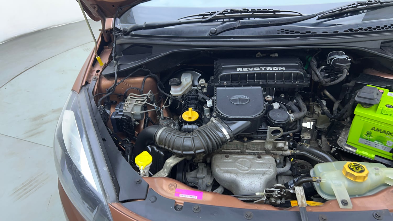 Used 2018 Tata Tigor Revotron XZA Petrol Automatic engine ENGINE RIGHT SIDE VIEW