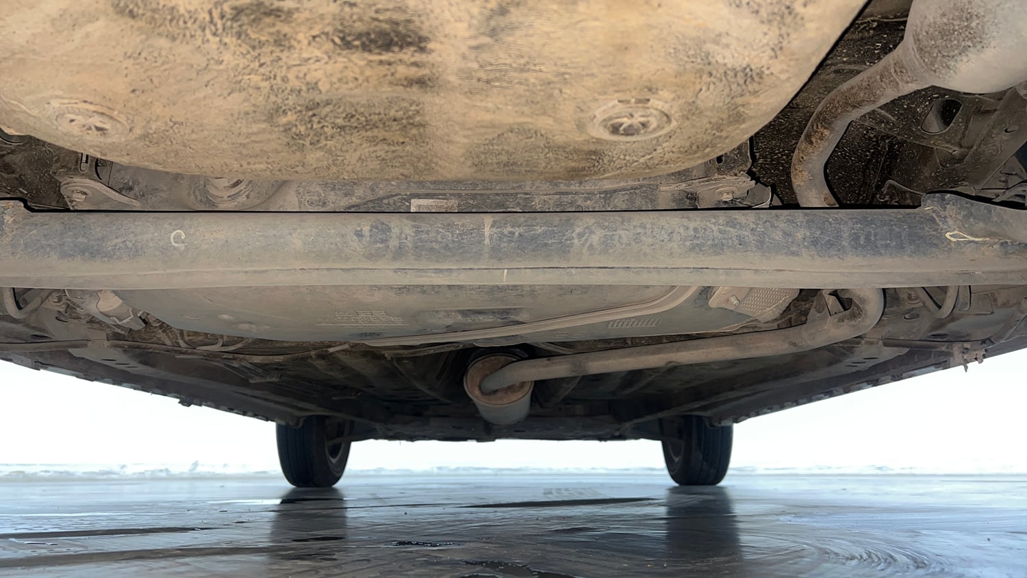 Used 2023 Maruti Suzuki Ignis Alpha 1.2 AMT Petrol Automatic extra REAR UNDERBODY VIEW (TAKEN FROM REAR)