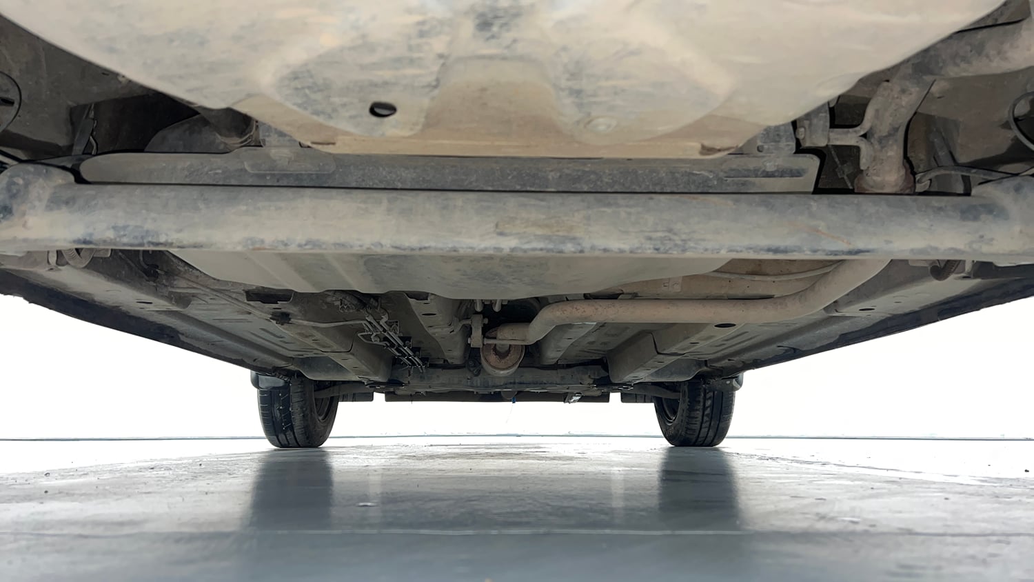 Used 2022 Tata Punch Pure MT Petrol Manual extra REAR UNDERBODY VIEW (TAKEN FROM REAR)