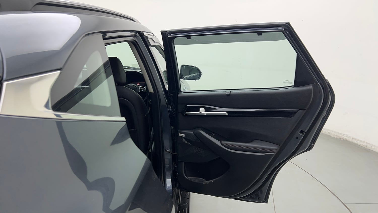 Used 2022 Kia Seltos GTX Plus 1.4 DCT Petrol Automatic interior RIGHT REAR DOOR OPEN VIEW
