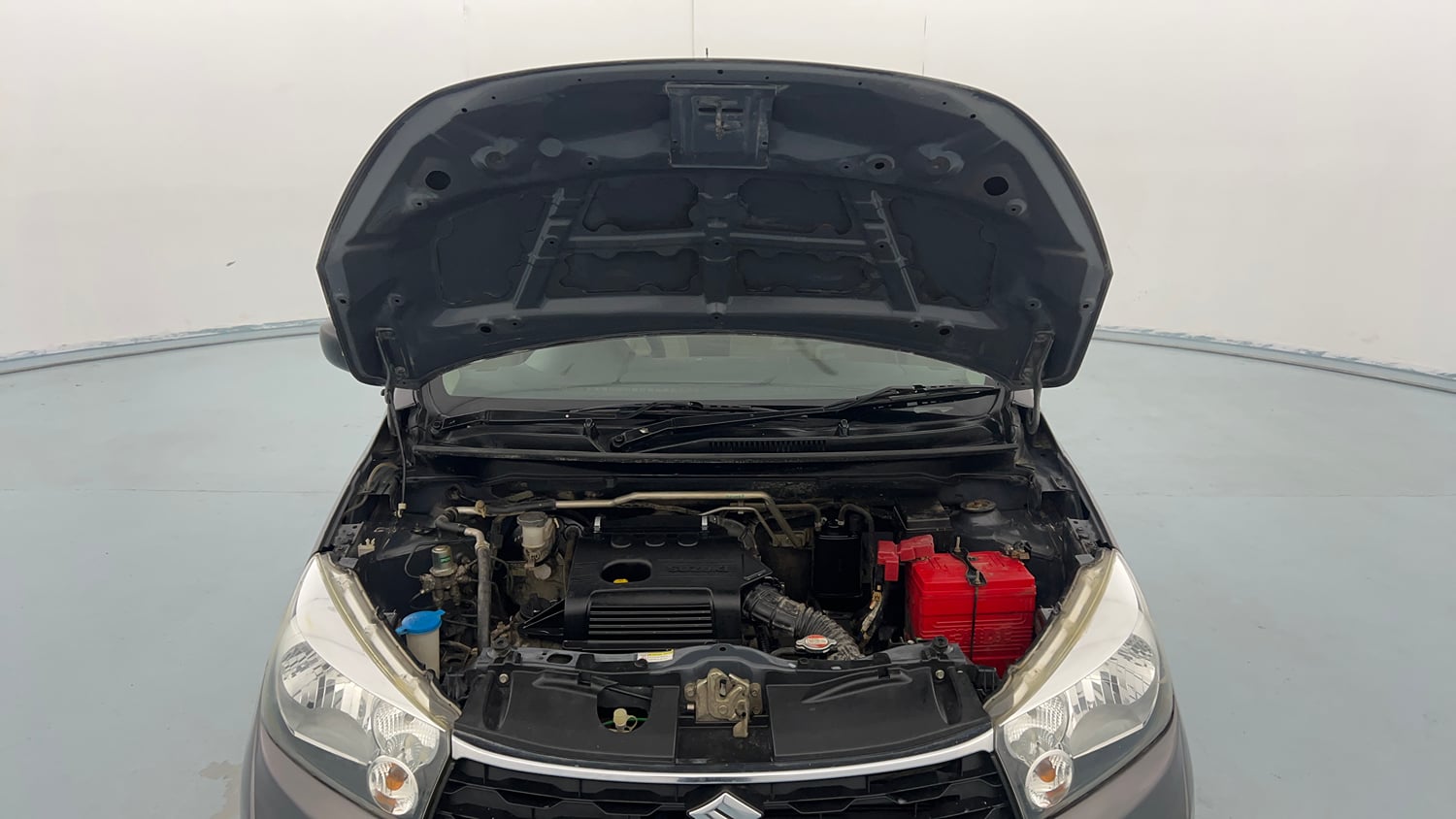 Used 2017 Maruti Suzuki Celerio VXi Petrol Manual engine ENGINE & BONNET OPEN FRONT VIEW