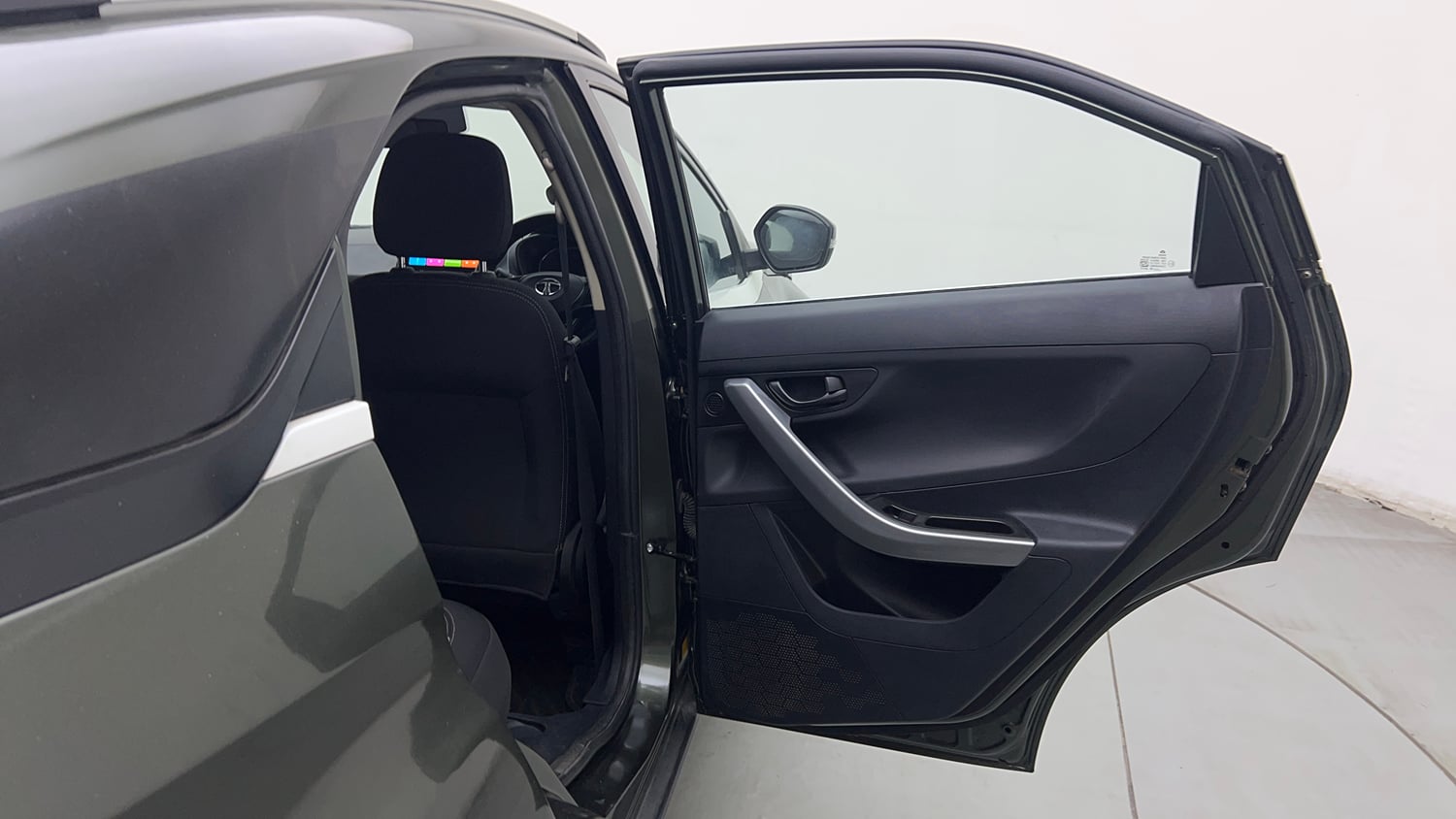 Used 2021 Tata Nexon XM Petrol Manual interior RIGHT REAR DOOR OPEN VIEW