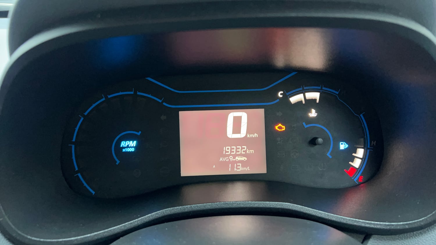 Used 2021 Renault Kwid RXT 1.0 Opt Petrol Manual interior CLUSTERMETER VIEW