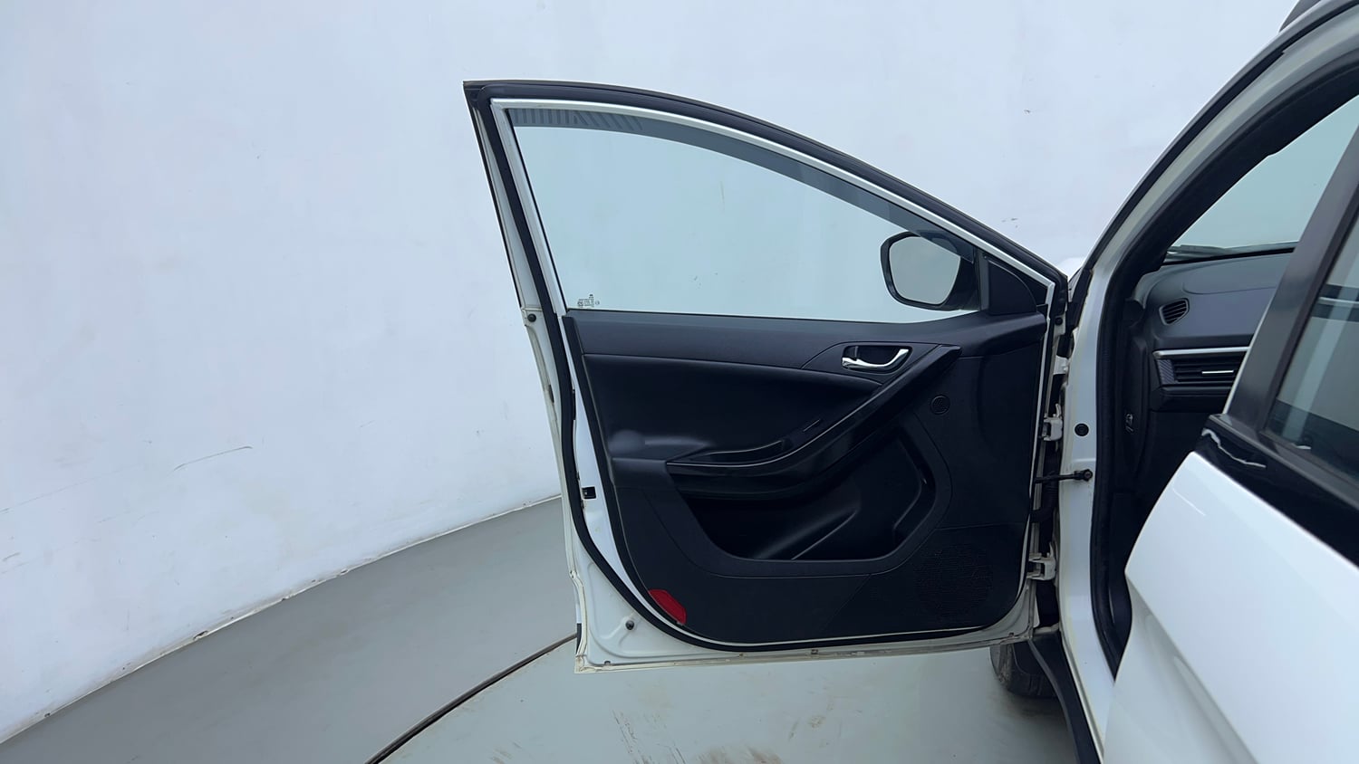 Used 2023 Tata Nexon Fearless Plus S 1.2 Revotron Petrol 7DCA DT Petrol Automatic interior LEFT FRONT DOOR OPEN VIEW