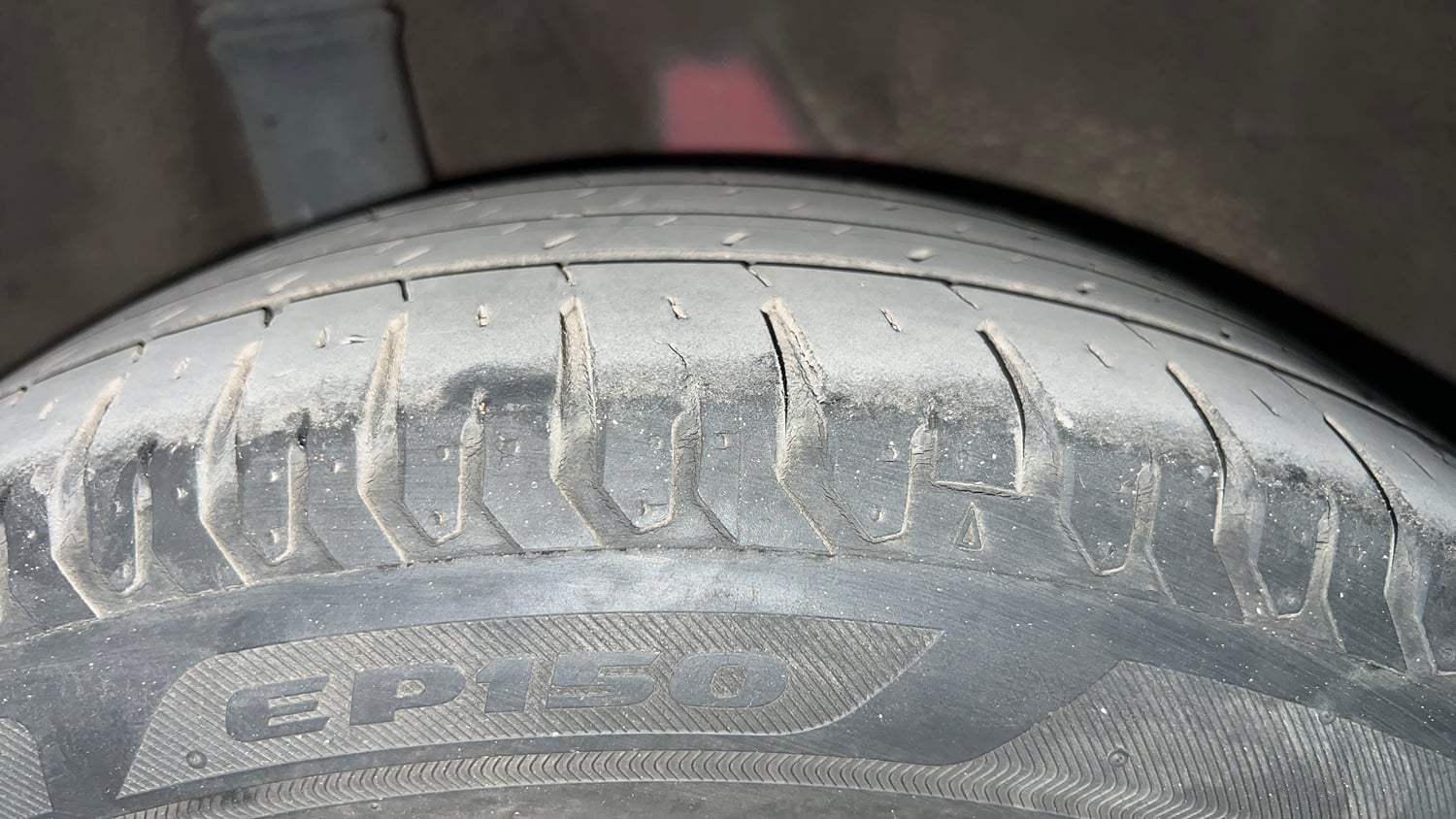 Used 2019 Hyundai Verna SX 1.6 VTVT Petrol Manual tyres RIGHT REAR TYRE TREAD VIEW