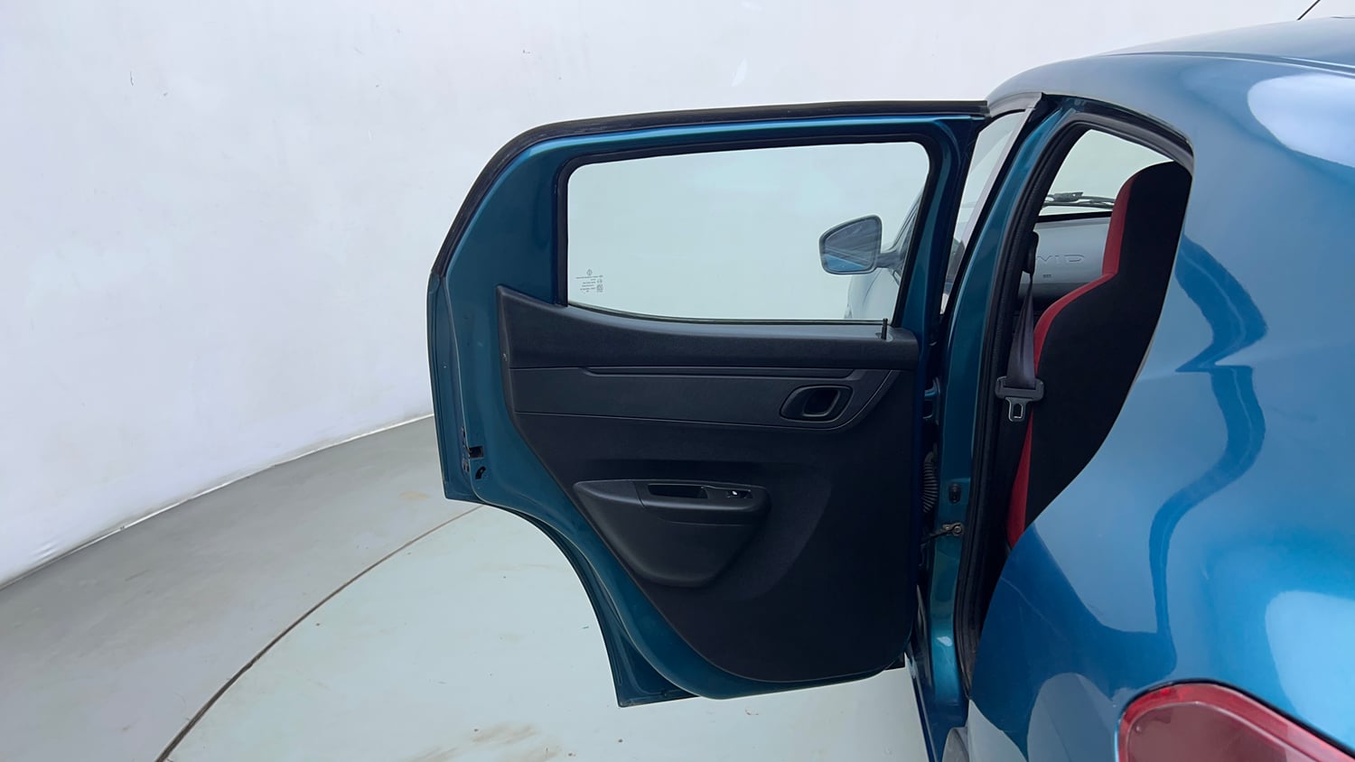 Used 2021 Renault Kwid RXT 1.0 Opt Petrol Manual interior LEFT REAR DOOR OPEN VIEW