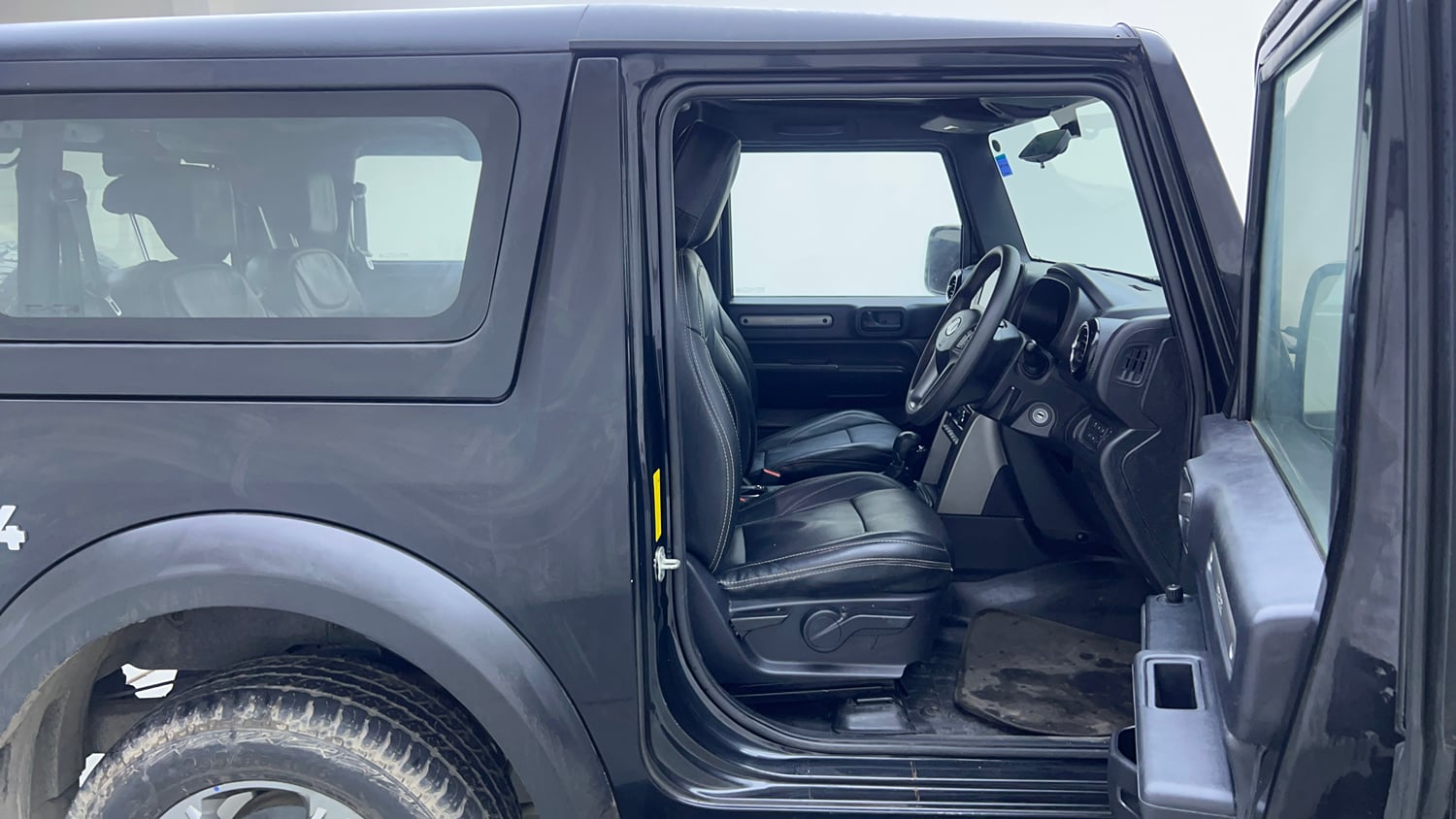Used 2021 mahindra Thar LX Hard Top Petrol AT 4WD Petrol Automatic interior RIGHT SIDE FRONT DOOR CABIN VIEW