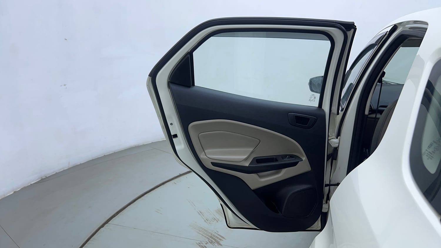 Used 2021 Ford EcoSport Trend 1.5L TDCi Diesel Manual interior LEFT REAR DOOR OPEN VIEW