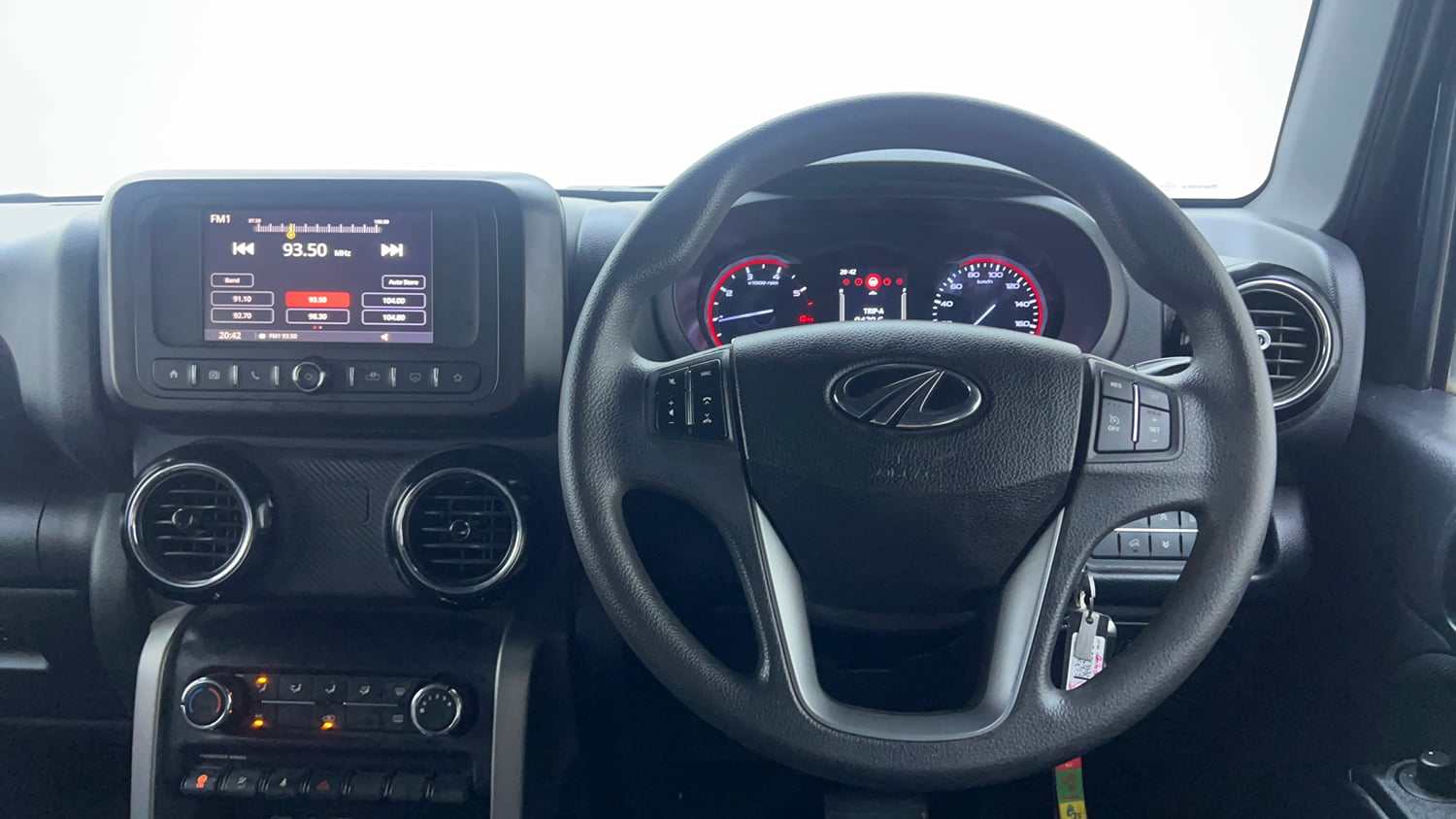 Used 2021 mahindra Thar LX Hard Top Petrol AT 4WD Petrol Automatic interior STEERING VIEW