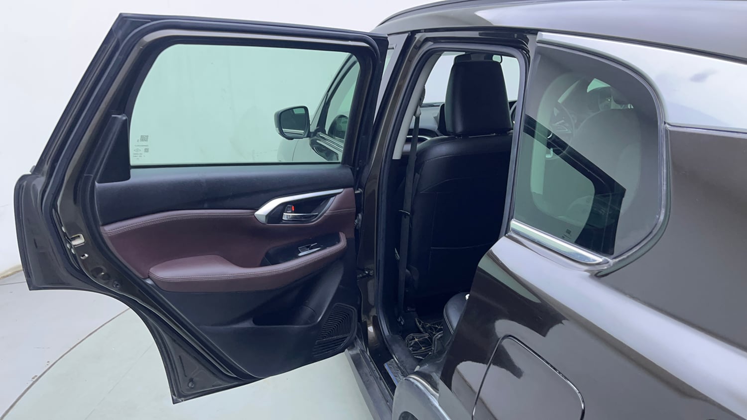 Used 2023 Maruti Suzuki Grand Vitara Alpha Smart Hybrid AT Petrol Automatic interior LEFT REAR DOOR OPEN VIEW
