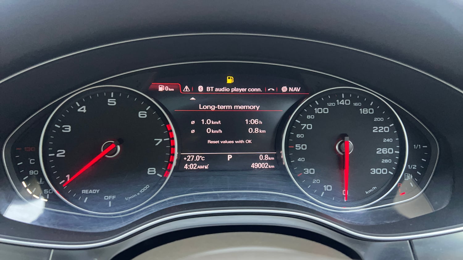Used 2017 Audi A6 35 TFSI Petrol Automatic interior CLUSTERMETER VIEW