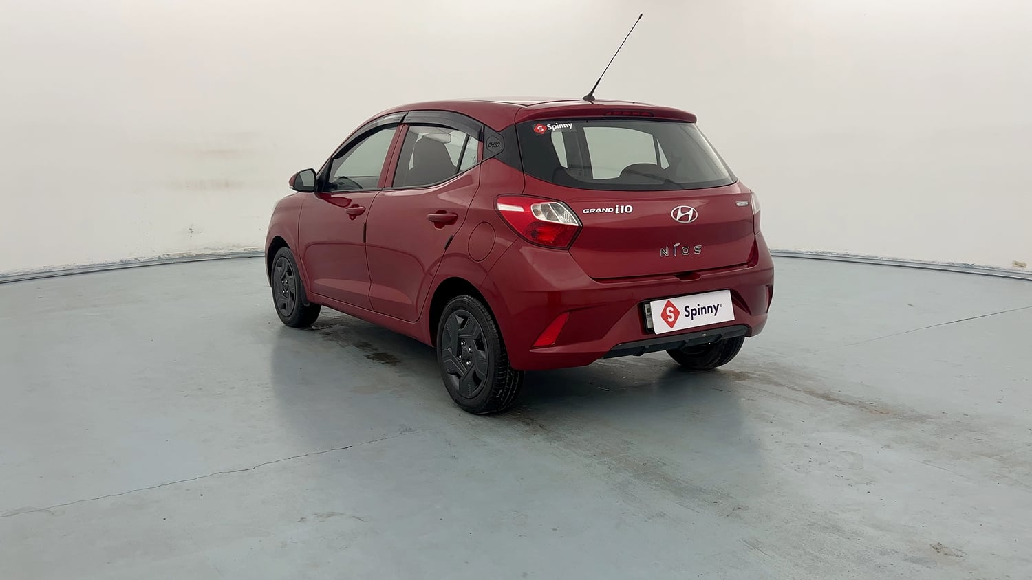 Used 2021 Hyundai Grand i10 Nios Magna Corporate Edition 1.2 Kappa VTVT Petrol Manual exterior LEFT REAR CORNER VIEW
