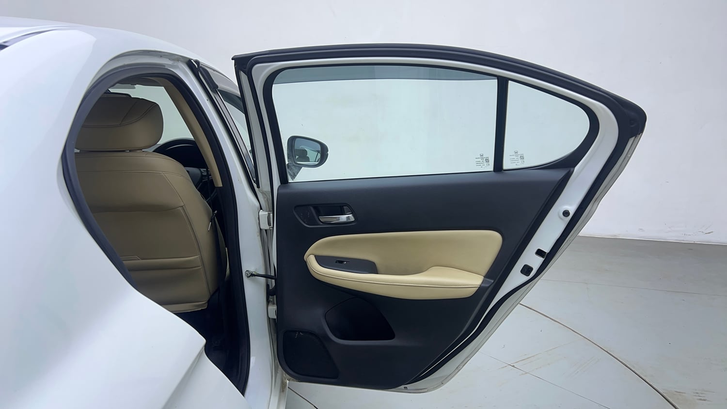 Used 2021 Honda City ZX CVT Petrol Petrol Automatic interior RIGHT REAR DOOR OPEN VIEW