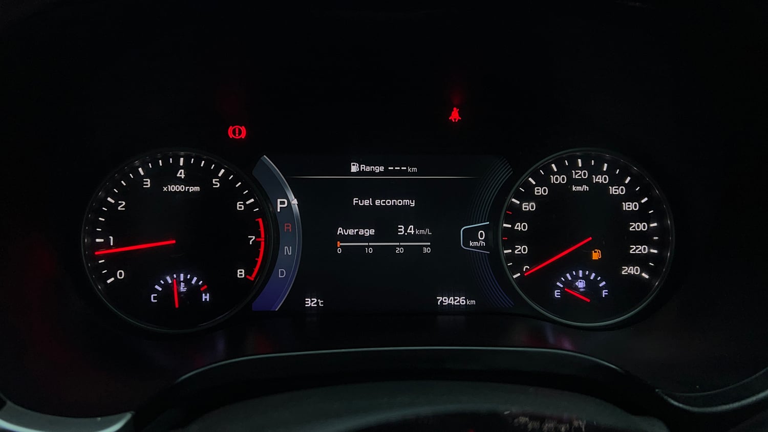 Used 2022 Kia Seltos GTX Plus 1.4 DCT Petrol Automatic interior CLUSTERMETER VIEW