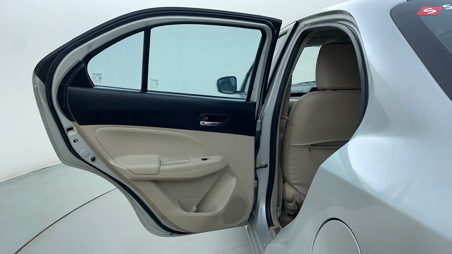 Used 2018 Maruti Suzuki Dzire ZXi Petrol Manual interior LEFT REAR DOOR OPEN VIEW