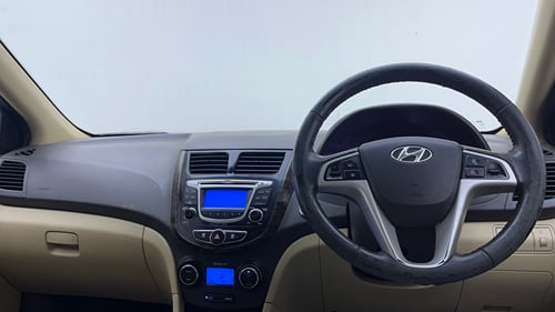Used 2013 Hyundai Verna Fluidic 1.6 VTVT SX Petrol Manual interior DASHBOARD VIEW