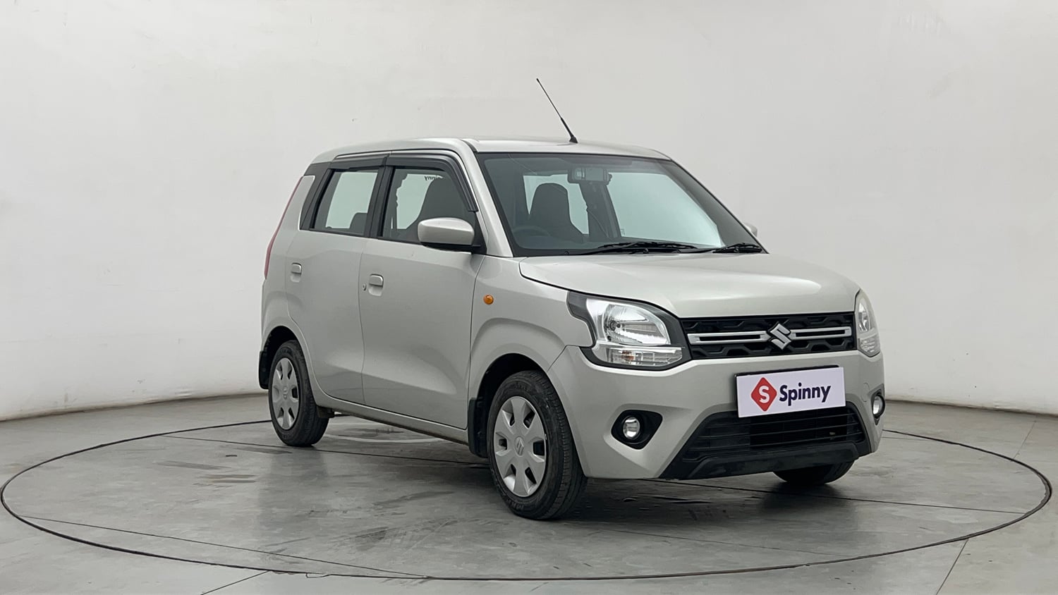 Used 2021 Maruti Suzuki Wagon R VXi (O) 1.2 AMT Petrol Automatic exterior RIGHT FRONT CORNER VIEW