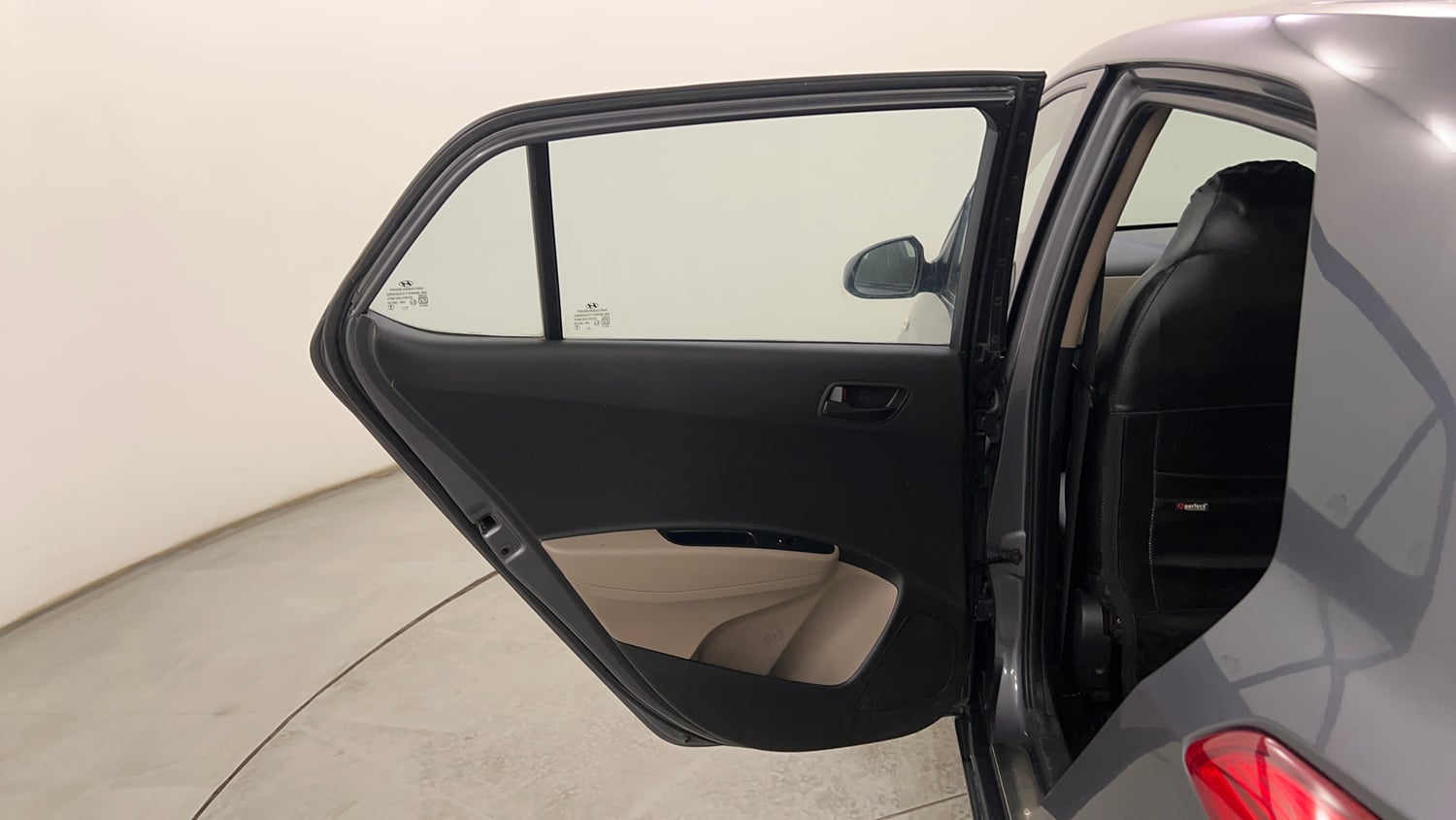 Used 2016 Hyundai Grand i10 Magna 1.2 Kappa VTVT CNG (outside fitted) Cng Manual interior LEFT REAR DOOR OPEN VIEW