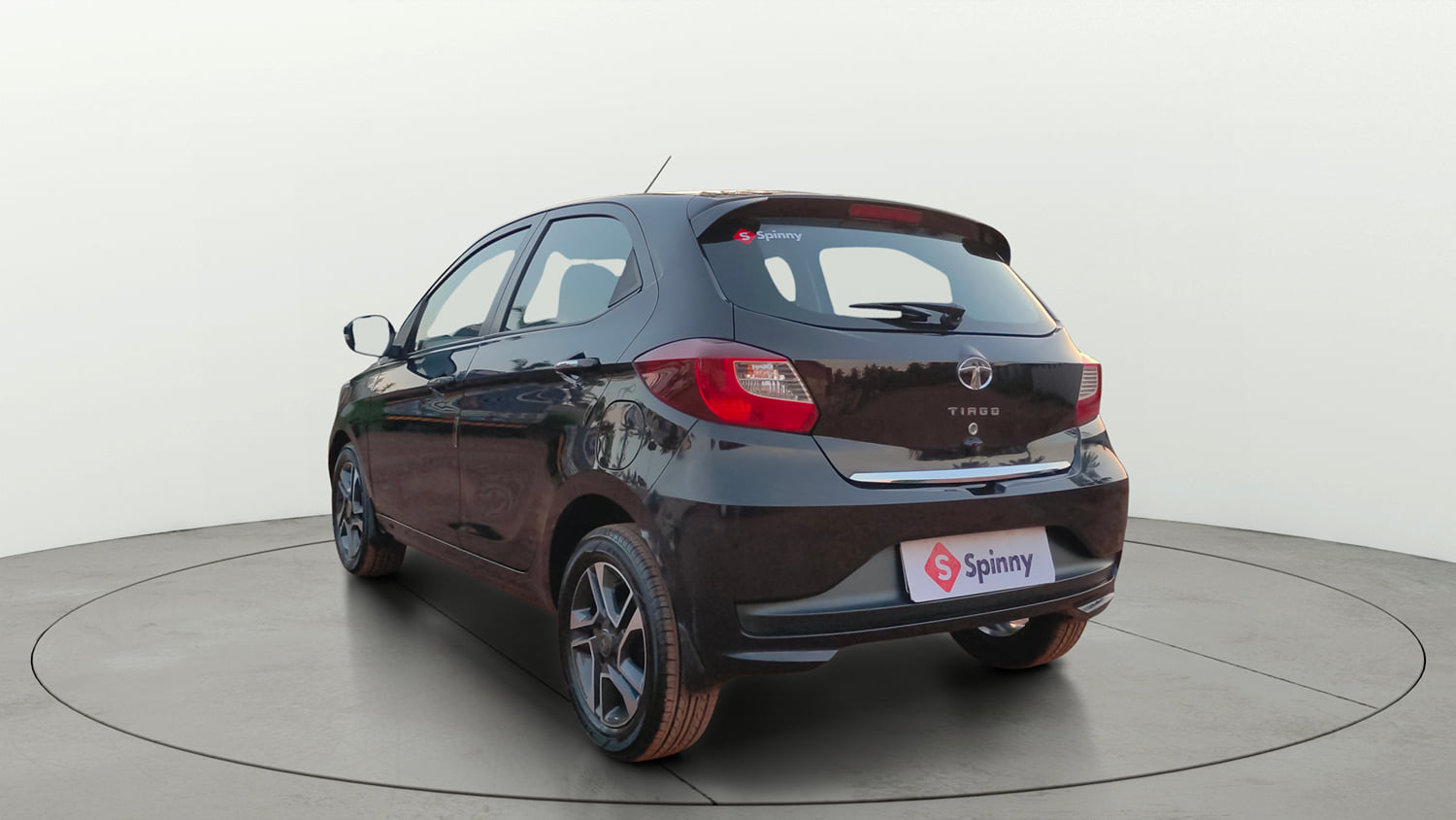 Used 2023 Tata Tiago XZA Plus Petrol Automatic exterior LEFT REAR CORNER VIEW