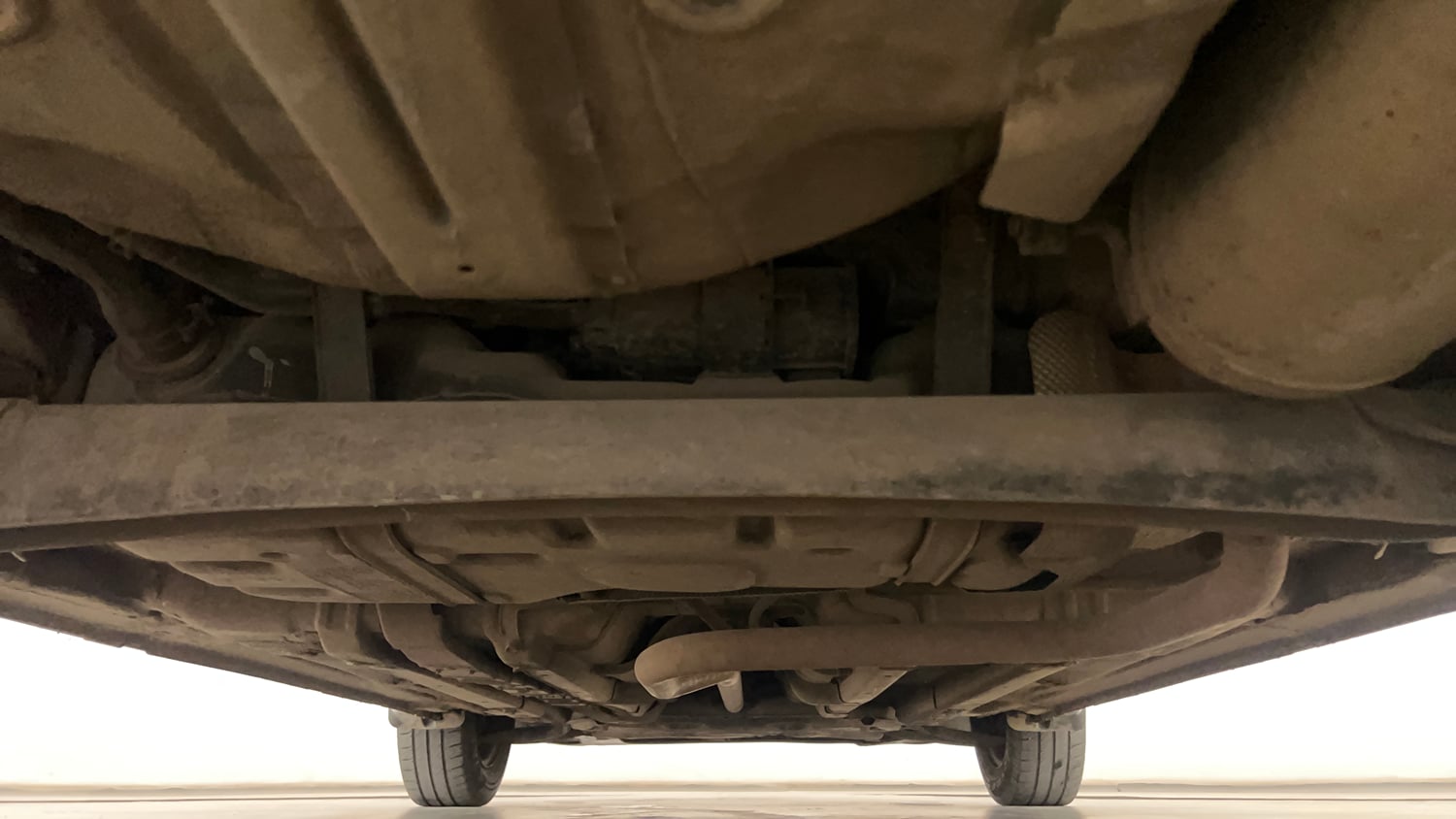 Used 2015 Hyundai Elite i20 Magna 1.2 Petrol Manual extra REAR UNDERBODY VIEW (TAKEN FROM REAR)