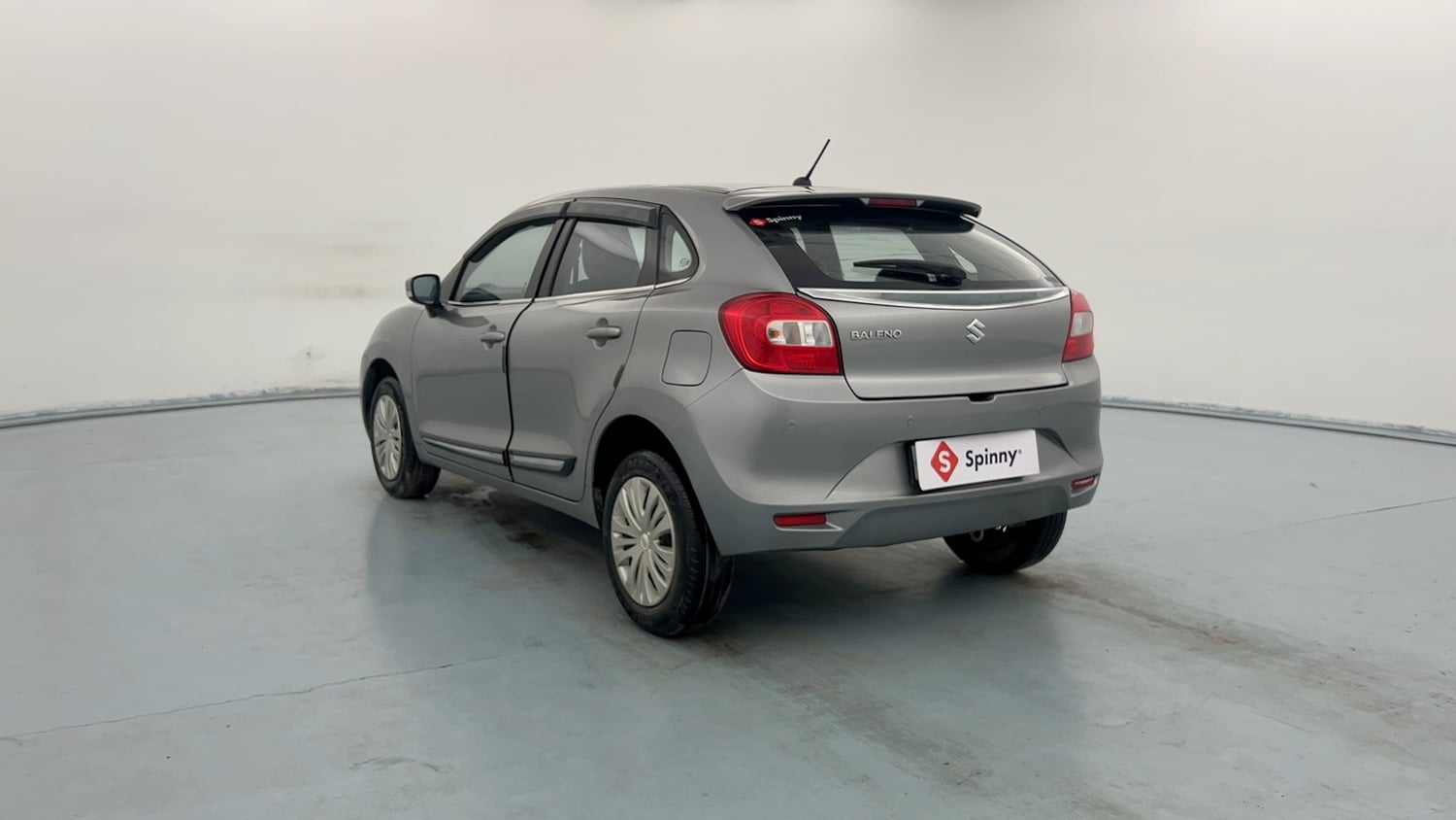 Used 2022 Maruti Suzuki Baleno Delta Petrol Manual exterior LEFT REAR CORNER VIEW