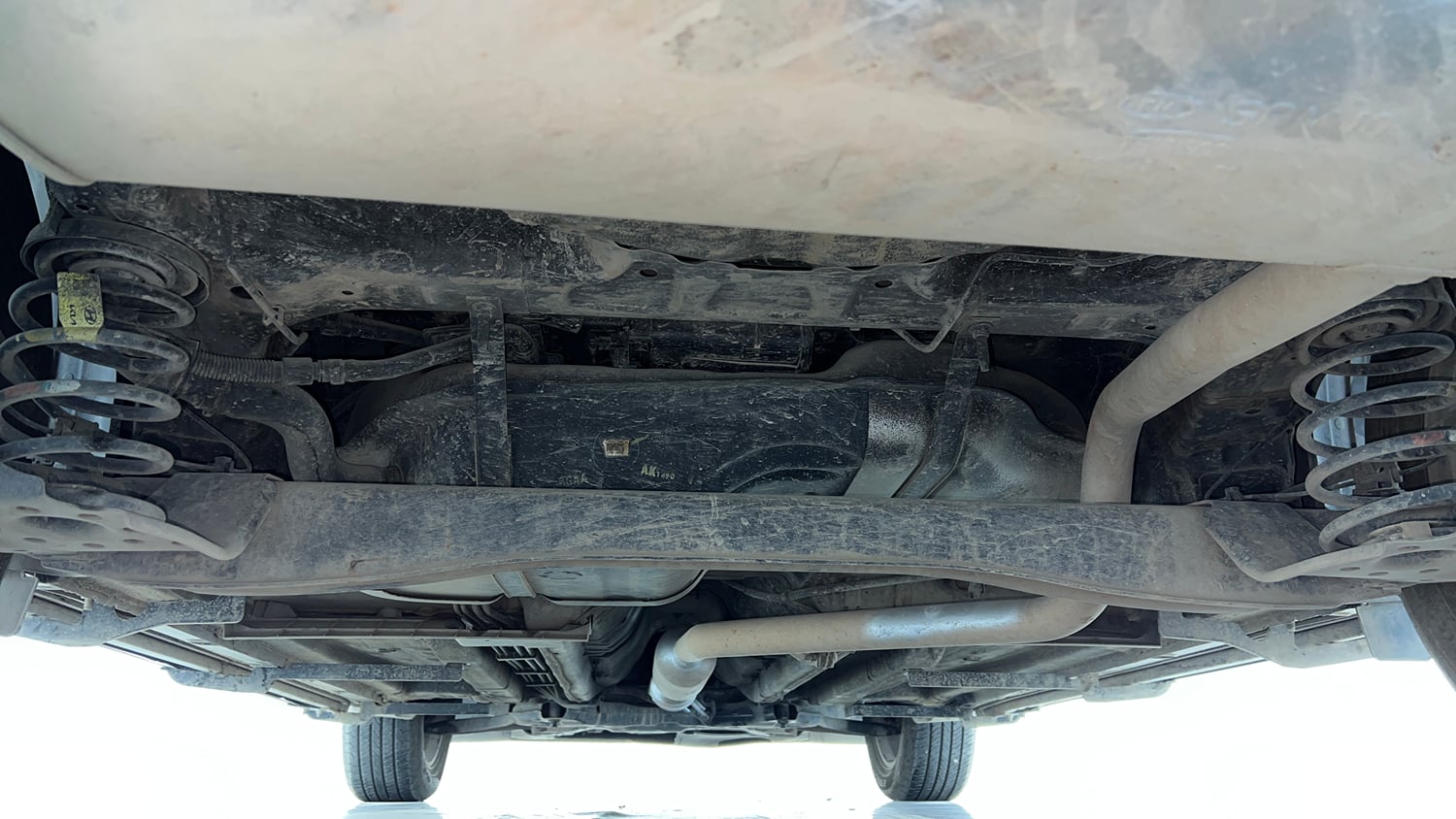 Used 2022 Kia Seltos GTX Plus 1.4 DCT Petrol Automatic extra REAR UNDERBODY VIEW (TAKEN FROM REAR)
