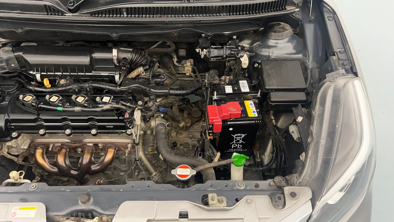 Used 2022 Maruti Suzuki Baleno Delta Petrol Manual engine ENGINE LEFT SIDE VIEW