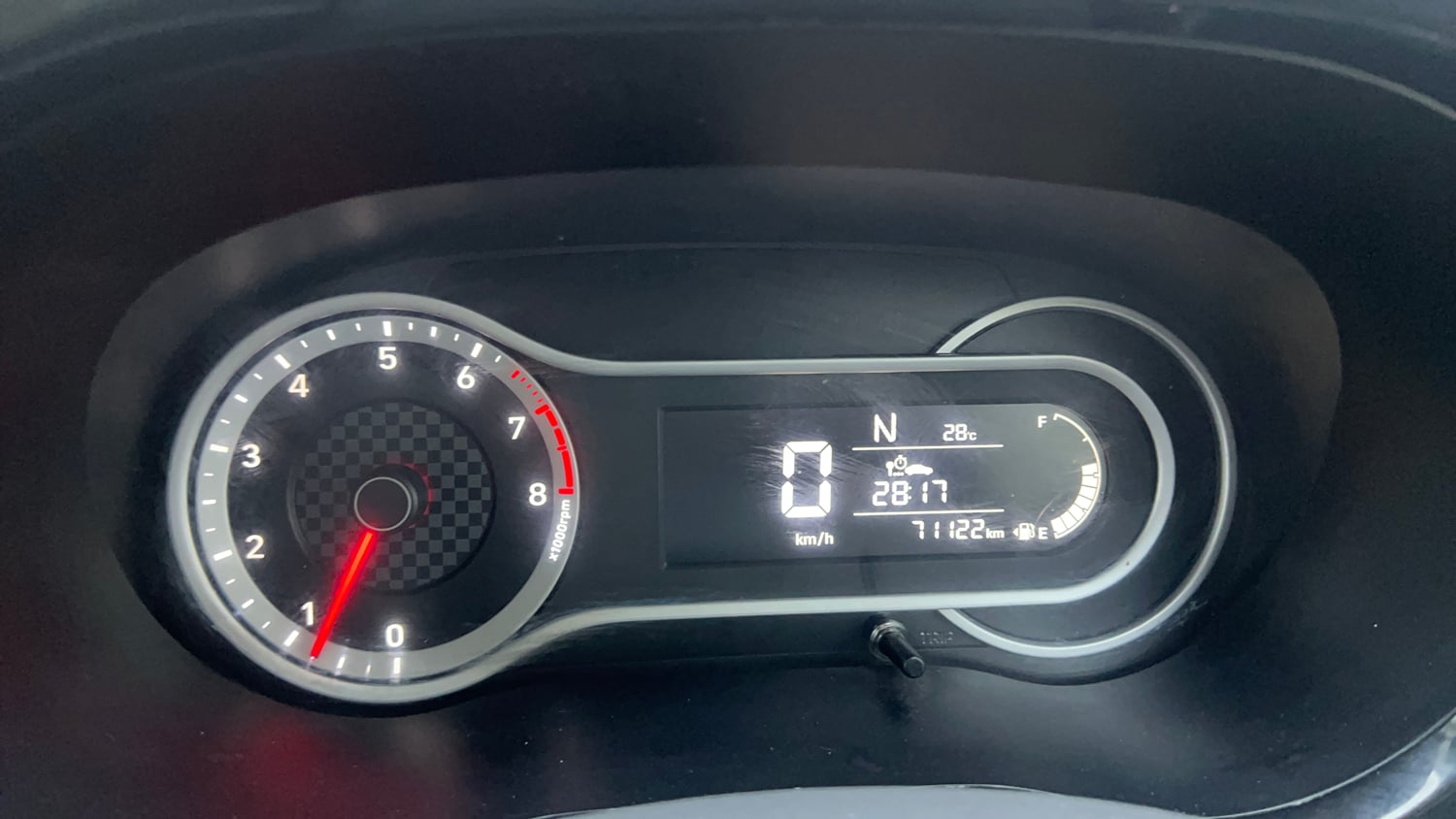 Used 2020 Hyundai Grand i10 Nios Sportz AMT 1.2 Kappa VTVT Petrol Automatic interior CLUSTERMETER VIEW