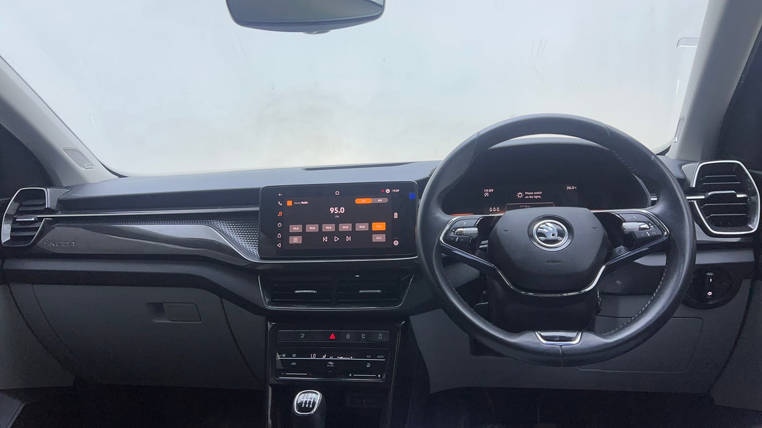 Used 2024 Skoda Kushaq Style 1.0L TSI MT Petrol Manual interior DASHBOARD VIEW
