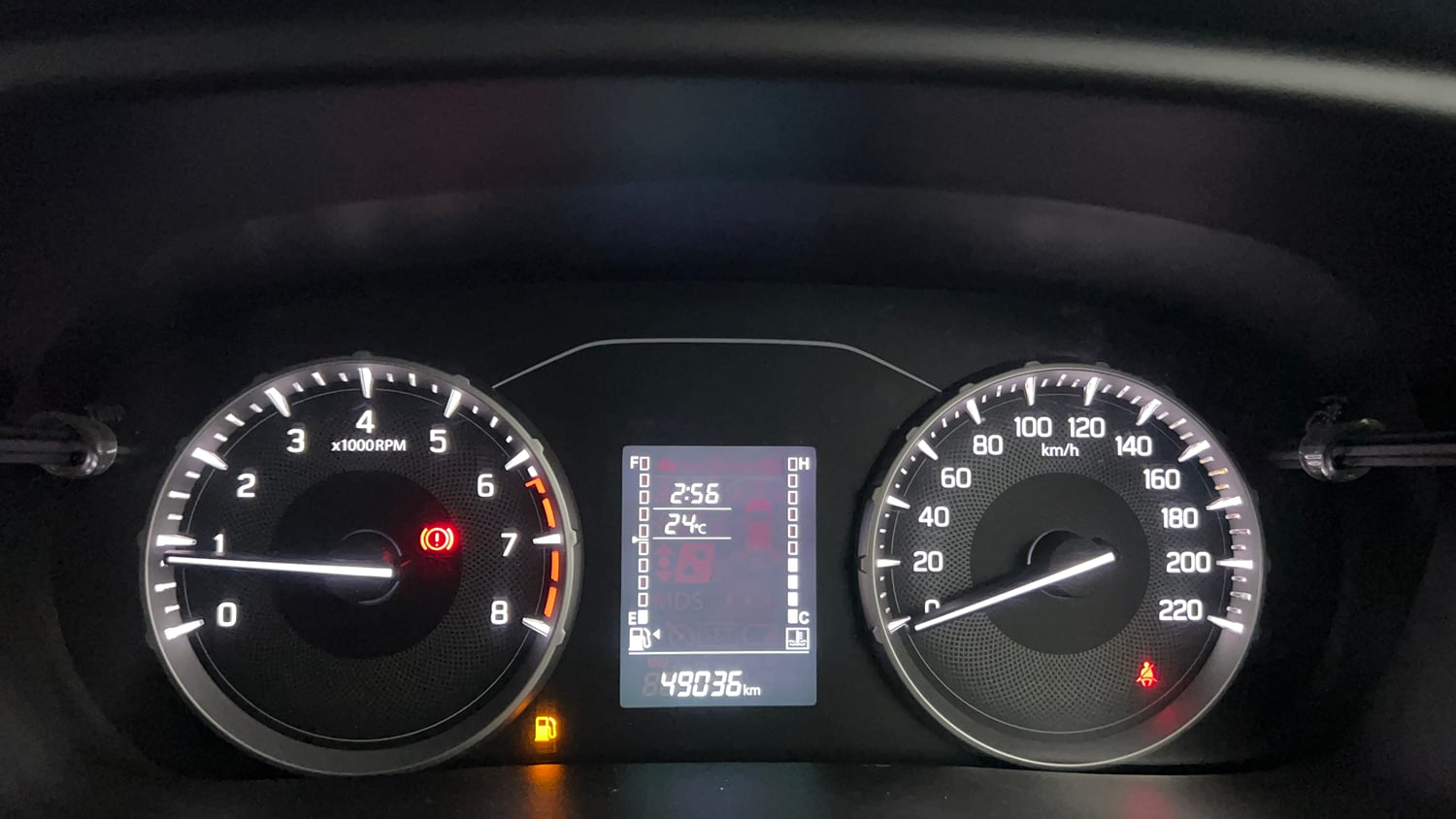 Used 2023 Maruti Suzuki Brezza VXi Petrol Manual interior CLUSTERMETER VIEW