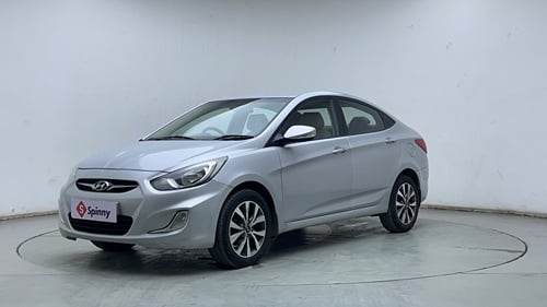 Used 2013 Hyundai Verna Fluidic 1.6 VTVT SX Petrol Manual exterior LEFT FRONT CORNER VIEW