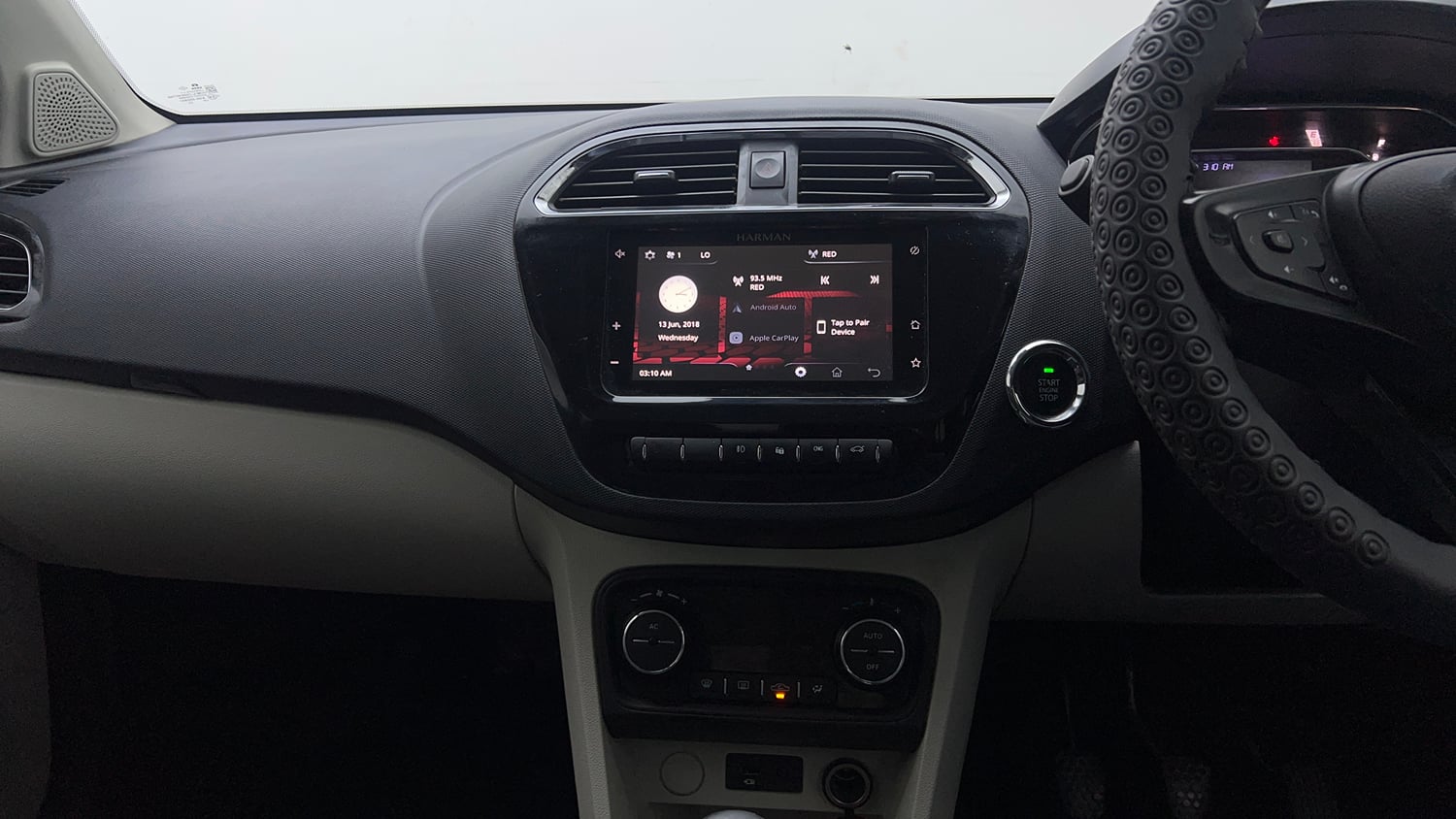 Used 2022 Tata Tigor XZ Plus CNG Cng Manual interior MUSIC SYSTEM & AC CONTROL VIEW