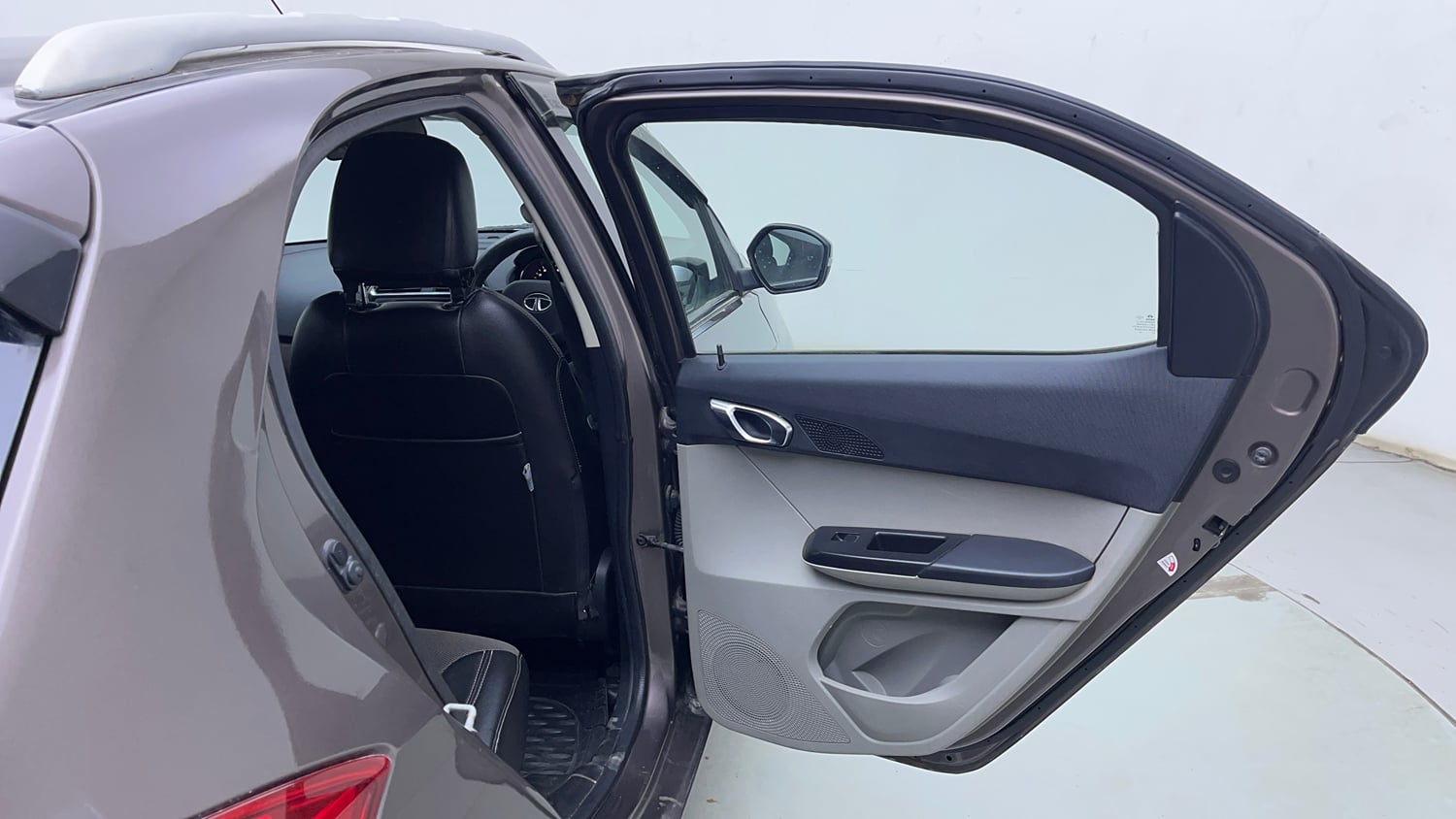 Used 2018 Tata Tiago Revotron XZA Petrol Automatic interior RIGHT REAR DOOR OPEN VIEW