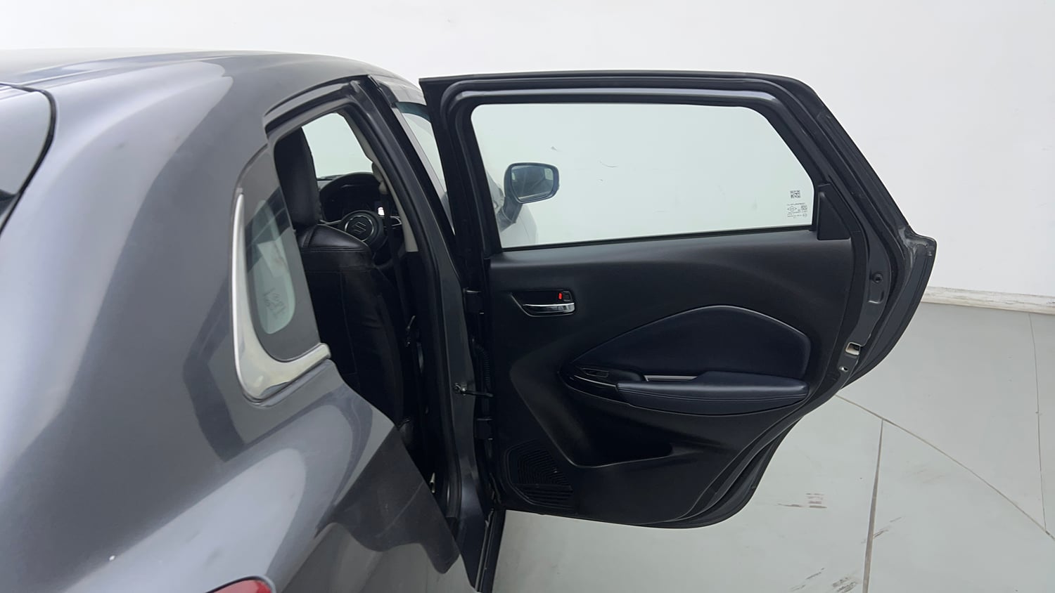 Used 2024 Maruti Suzuki Baleno Zeta MT Petrol Manual interior RIGHT REAR DOOR OPEN VIEW