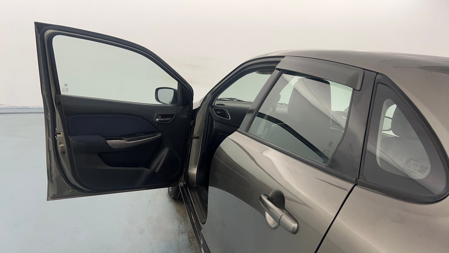 Used 2019 Maruti Suzuki Baleno Delta Petrol Manual interior LEFT FRONT DOOR OPEN VIEW