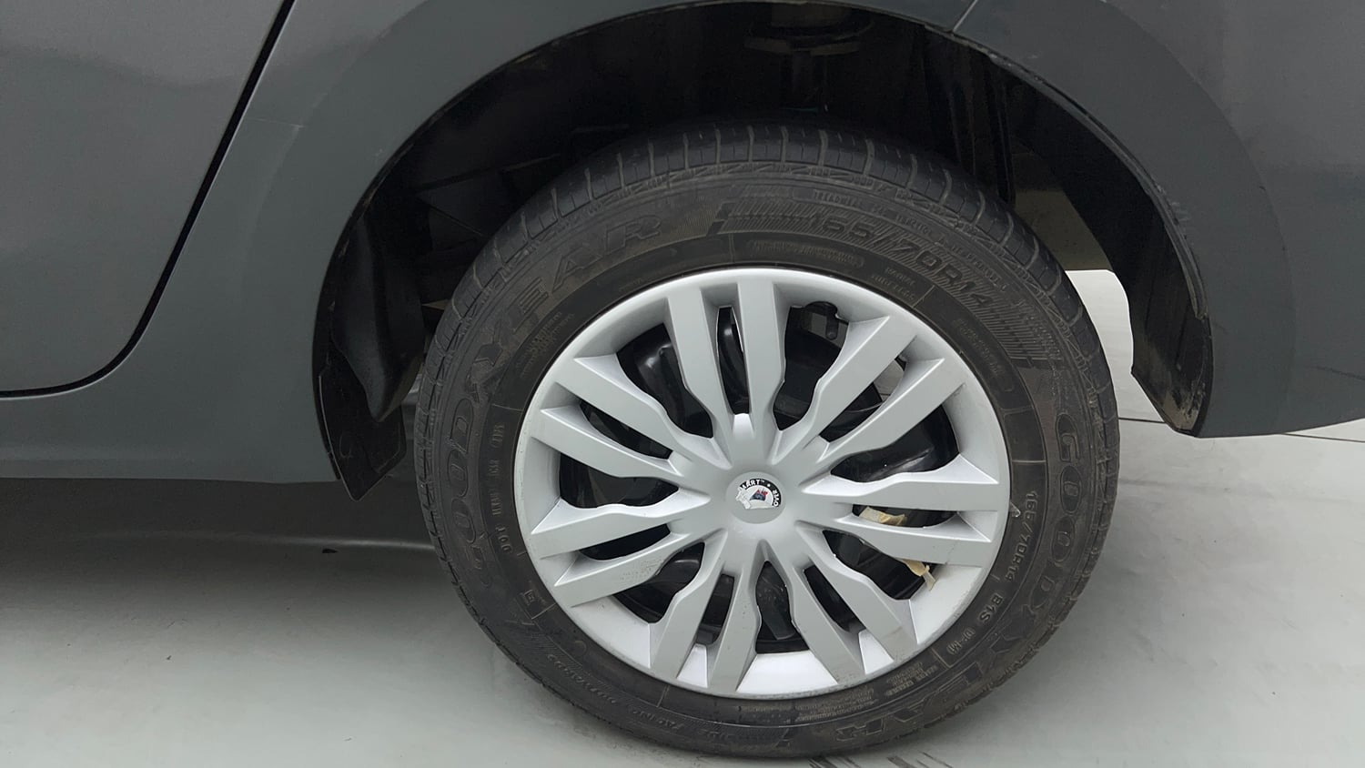 Used 2022 Tata Tigor XZ Plus CNG Cng Manual tyres LEFT REAR TYRE RIM VIEW