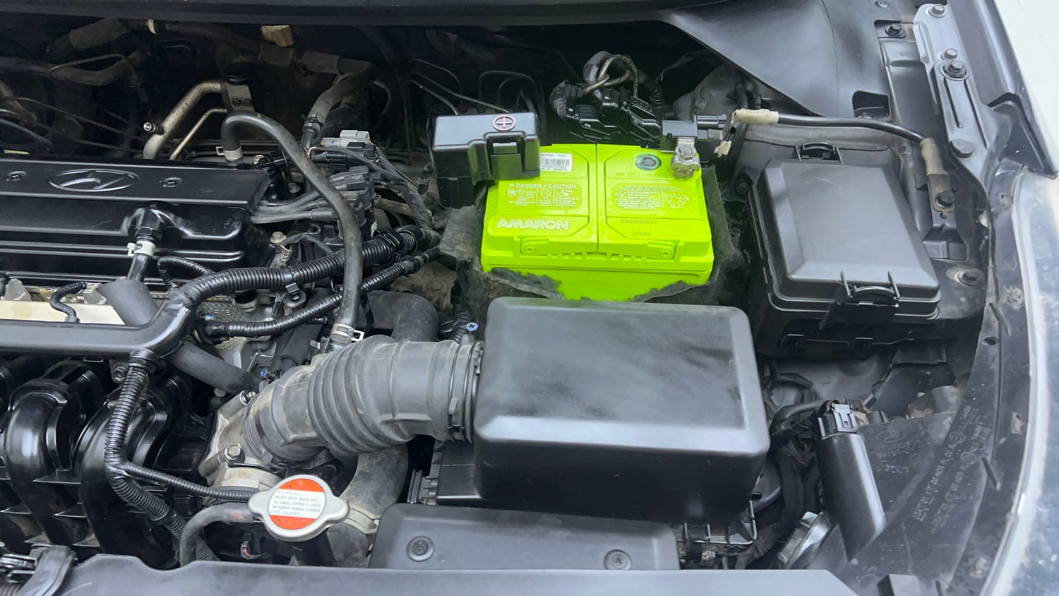 Used 2017 Hyundai Elite i20 Asta 1.2 Petrol Manual engine ENGINE LEFT SIDE VIEW