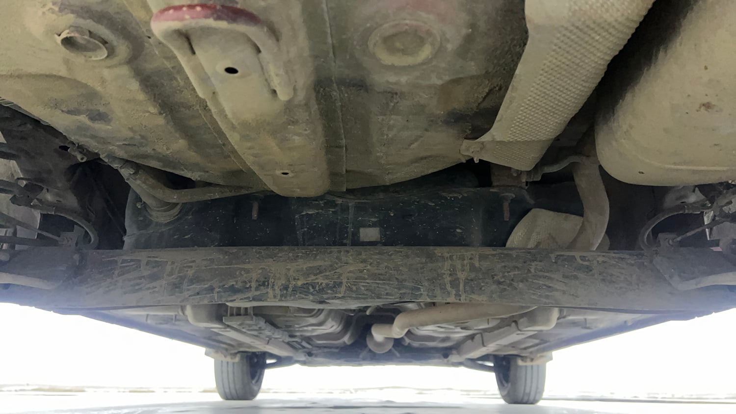 Used 2022 Hyundai Santro Sportz Petrol Manual extra REAR UNDERBODY VIEW (TAKEN FROM REAR)