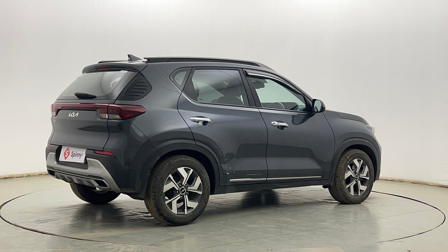 Used 2022 Kia Sonet HTX Plus 1.5 Diesel Manual exterior RIGHT REAR CORNER VIEW