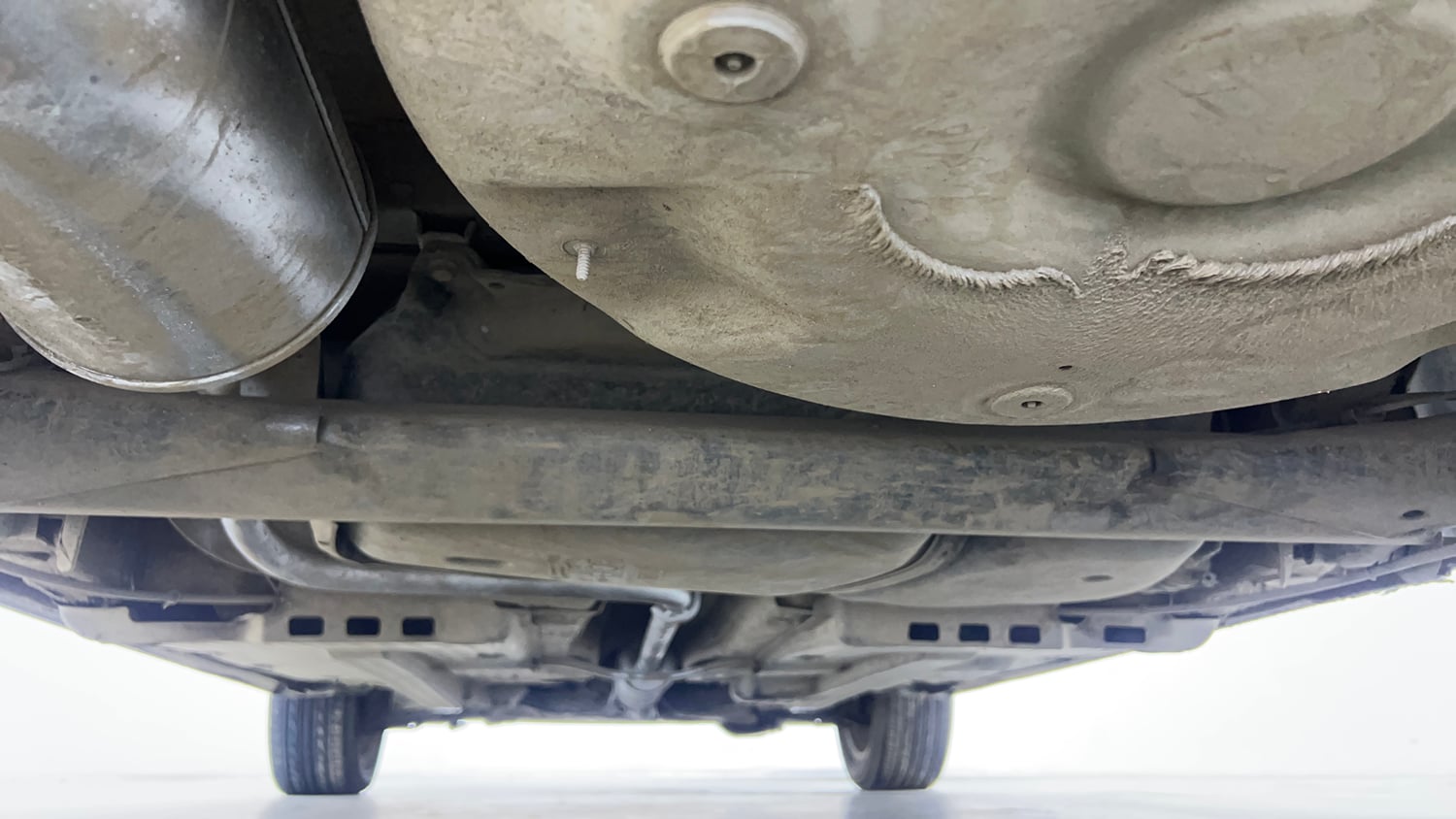 Used 2017 Volkswagen Polo Highline1.2L (P) Petrol Manual extra REAR UNDERBODY VIEW (TAKEN FROM REAR)