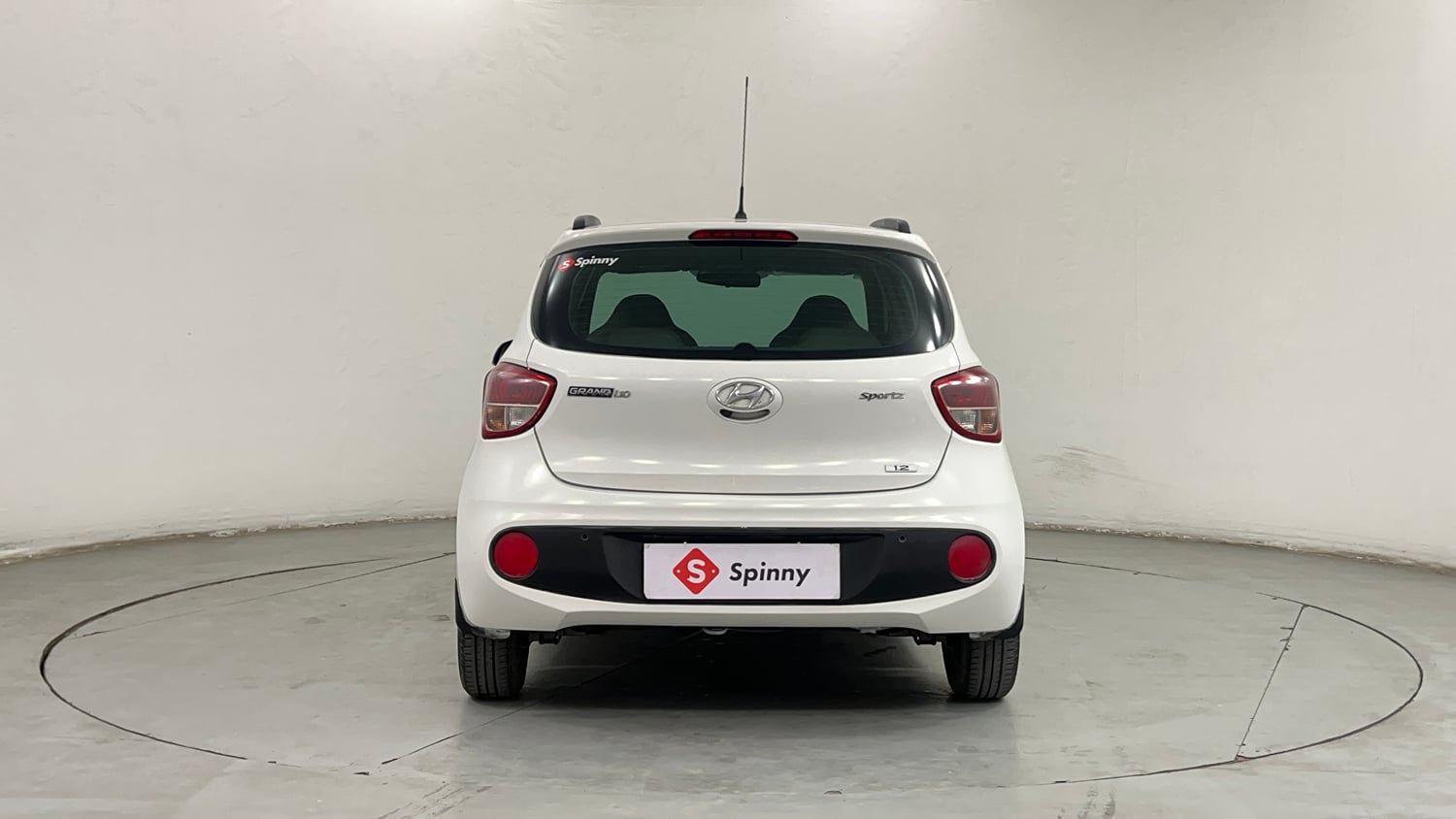 Used 2017 Hyundai Grand i10 Sportz (O) 1.2 Kappa VTVT Petrol Manual exterior BACK VIEW