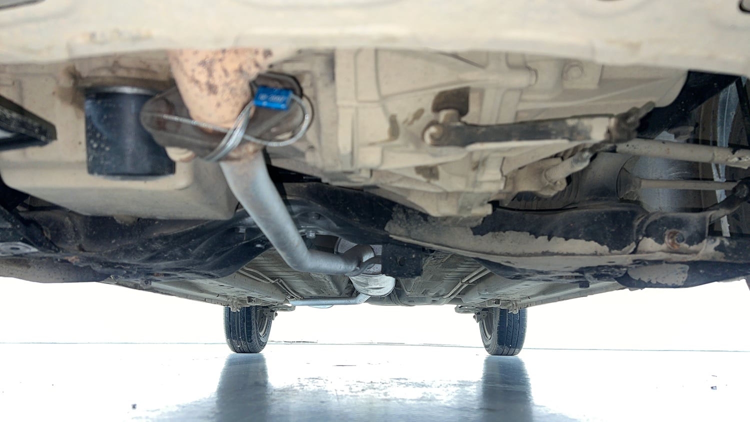 Used 2017 Maruti Suzuki Celerio VXi Petrol Manual extra FRONT LEFT UNDERBODY VIEW