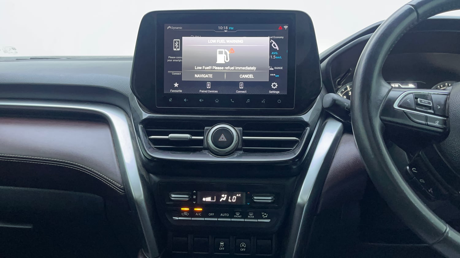 Used 2023 Maruti Suzuki Grand Vitara Alpha Smart Hybrid AT Petrol Automatic interior MUSIC SYSTEM & AC CONTROL VIEW
