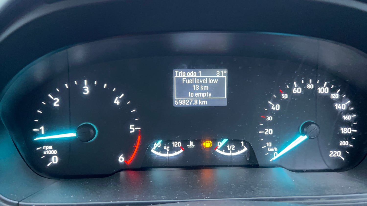 Used 2021 Ford EcoSport Trend 1.5L TDCi Diesel Manual interior CLUSTERMETER VIEW