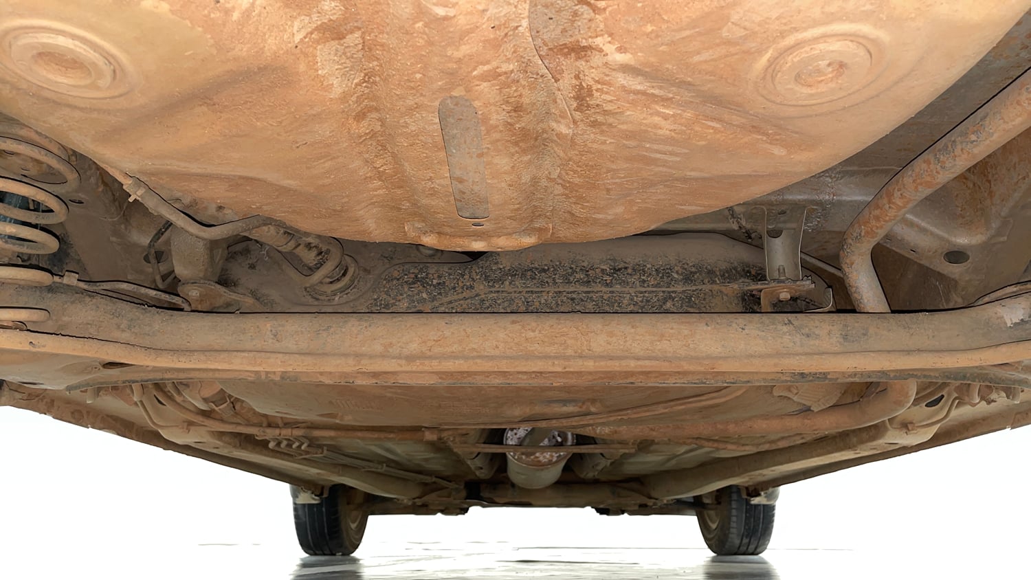 Used 2018 Maruti Suzuki Dzire ZXi Petrol Manual extra REAR UNDERBODY VIEW (TAKEN FROM REAR)