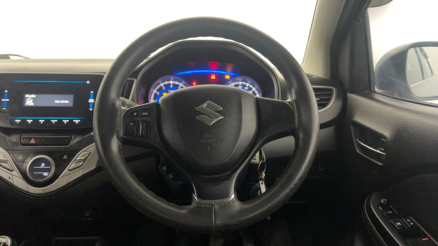Used 2022 Maruti Suzuki Baleno Delta Petrol Manual interior STEERING VIEW